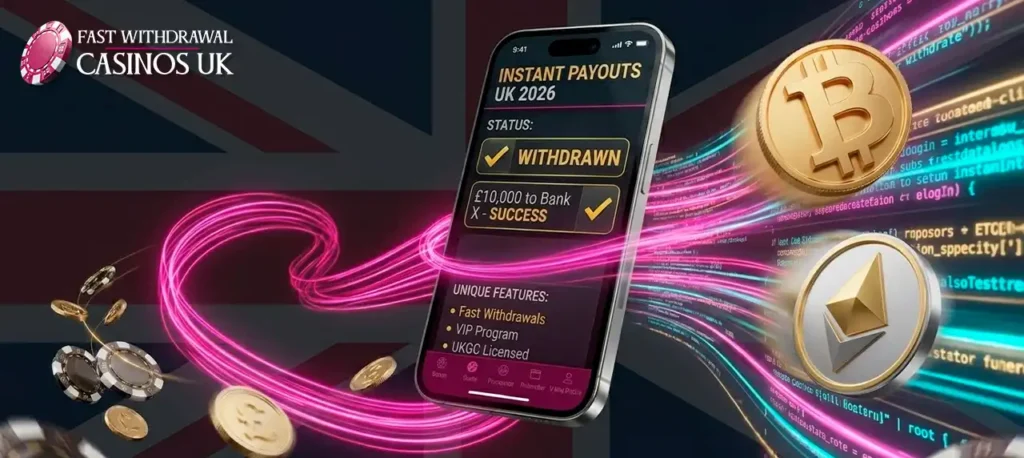 Best crypto casinos for UK players with instant withdrawals.